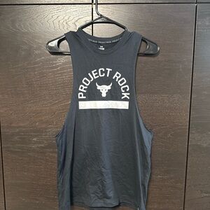 Under Armour Project Rock Black Tank